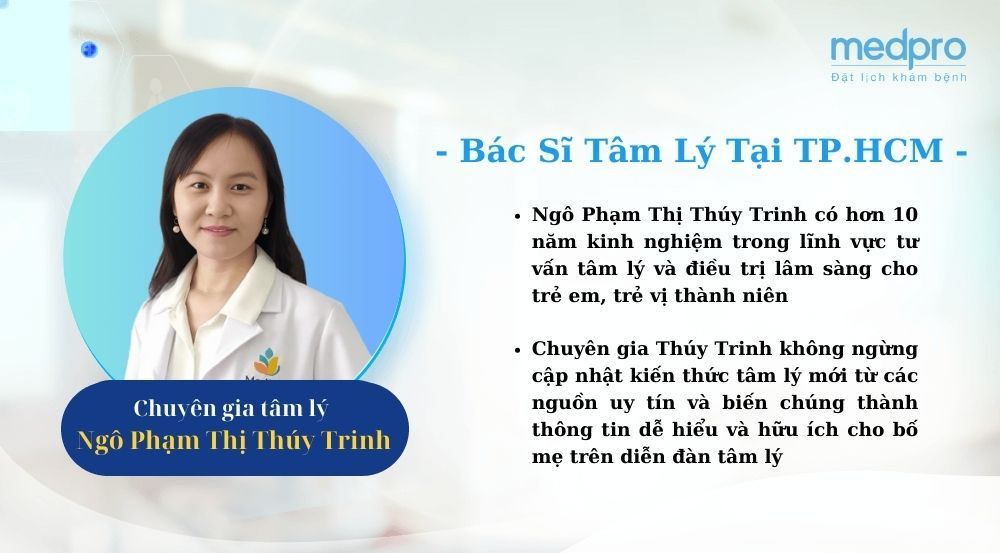 Chuyên gia tâm lý Ngô Phạm Thị Thúy Trinh