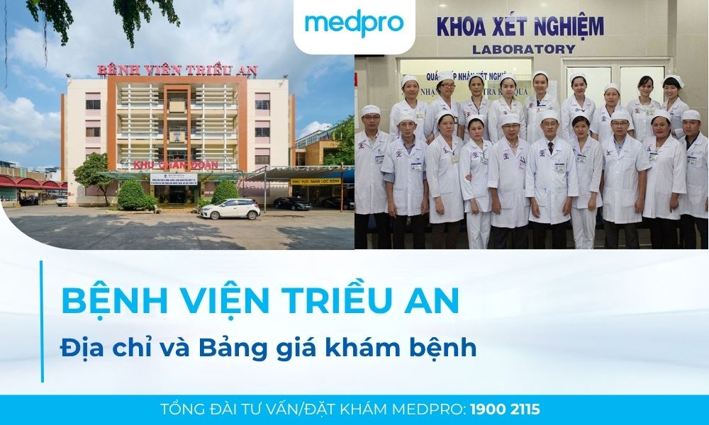 CHI PHÍ KHÁM TỔNG QUÁT TẠI BỆNH VIỆN TRIỀU AN CHO TỪNG CHUYÊN KHOA CỤ THỂ